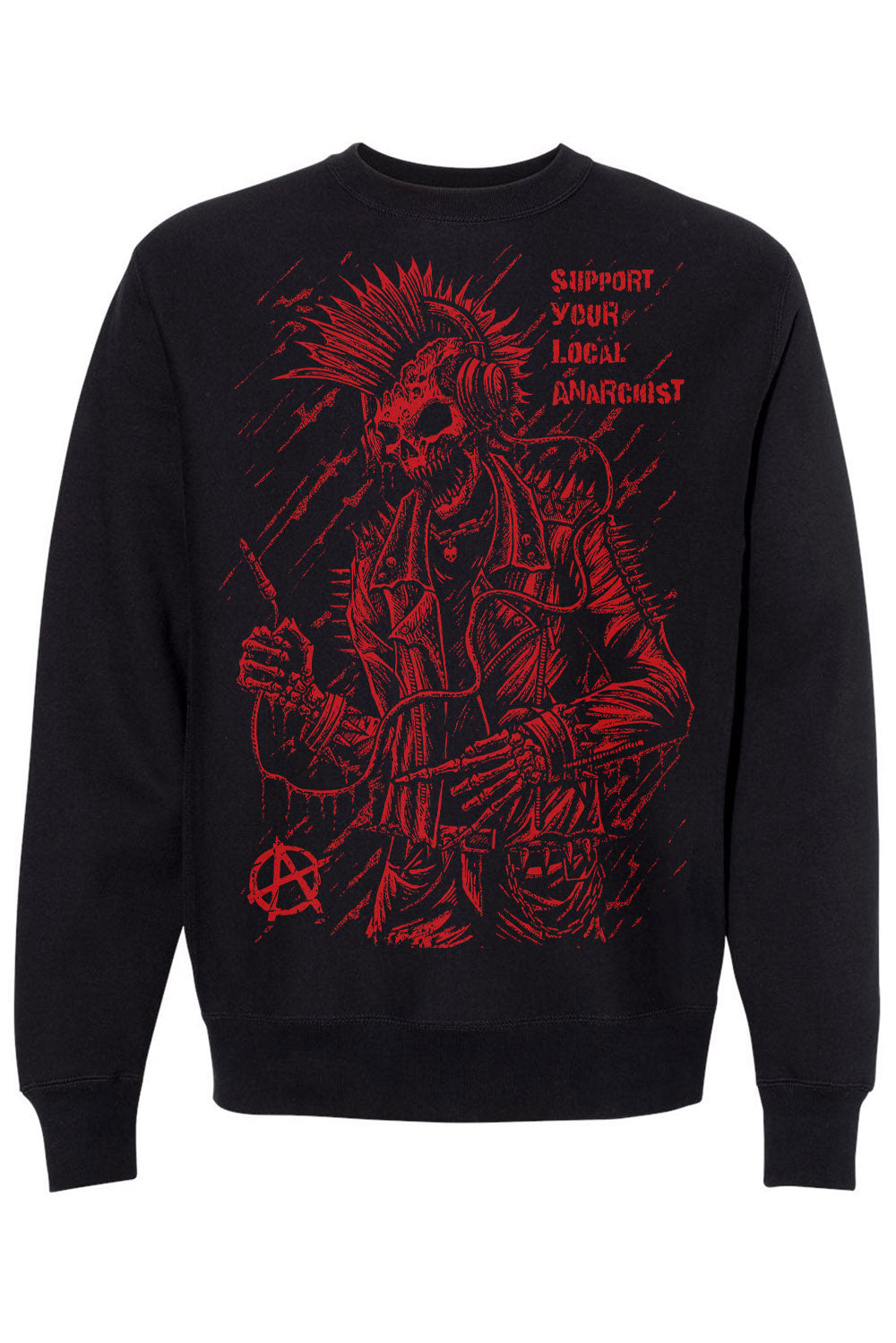 funny punk rock sweater