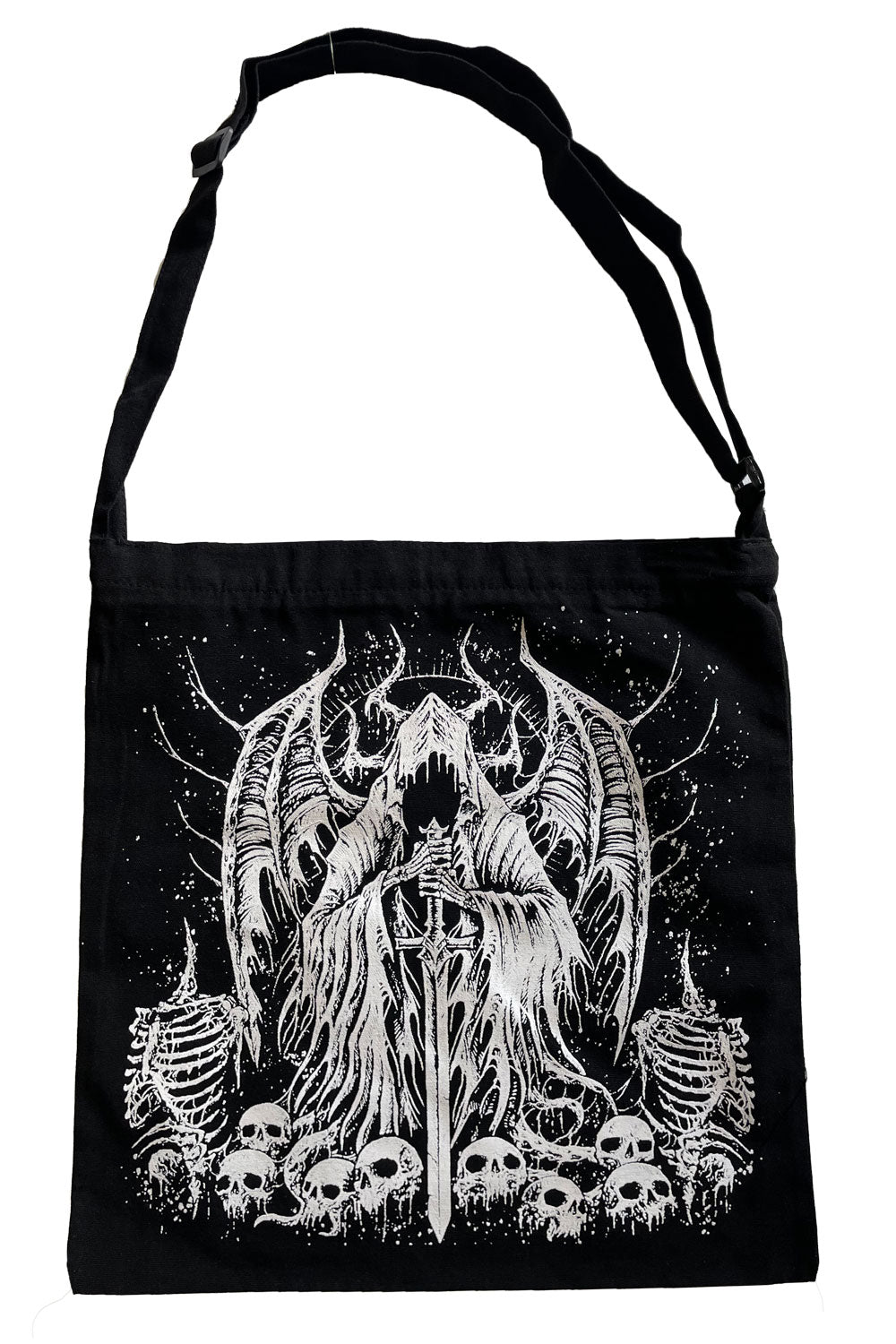 Shoulder Sling Zipper Tote Bag