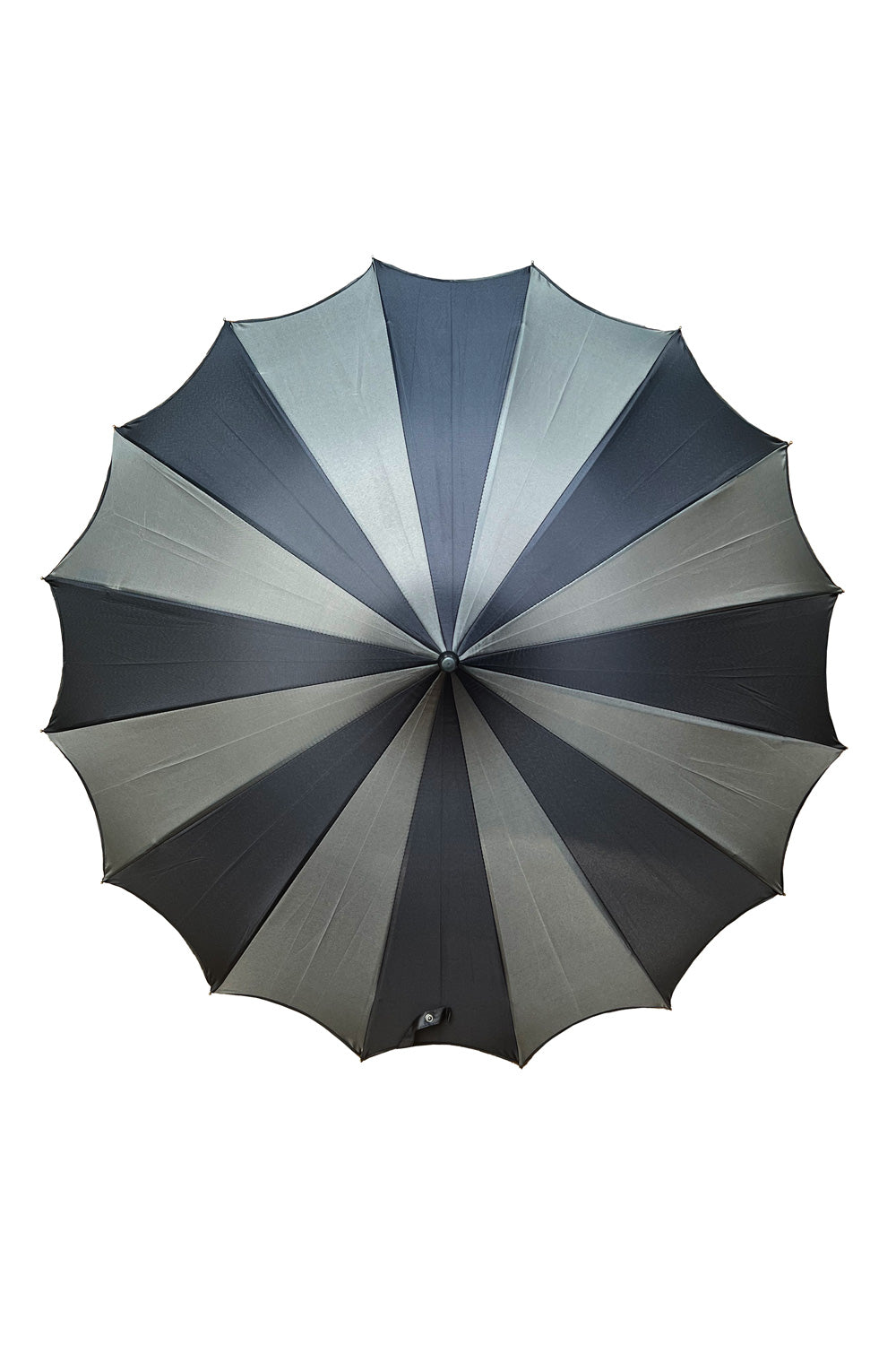 vampirefreaks gothic striped umbrella with j shaped handle
