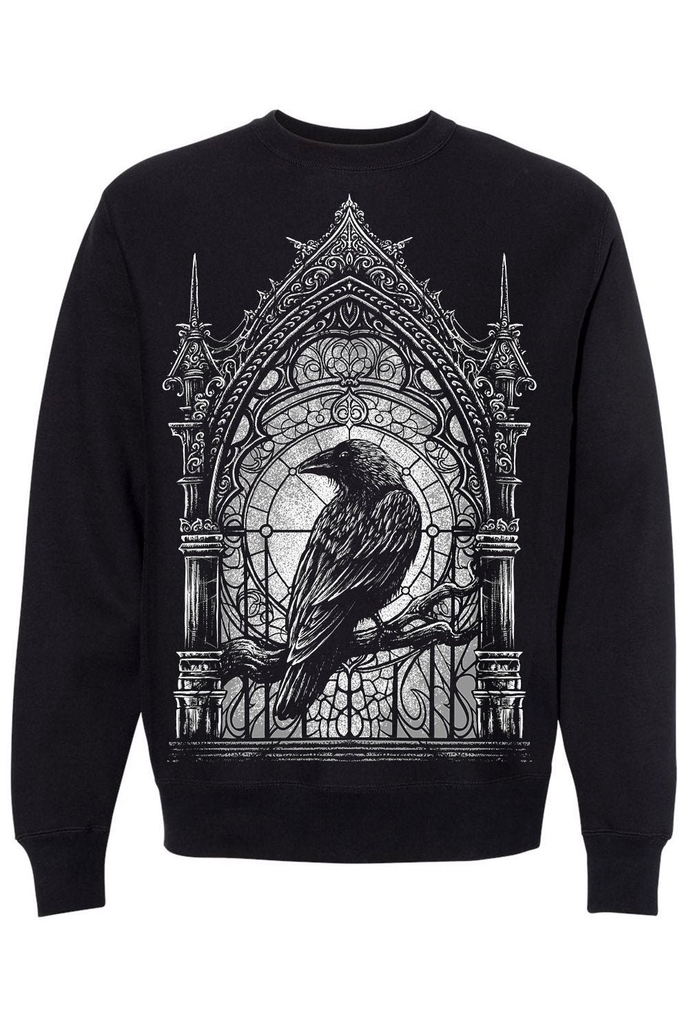 gothic cathedral oversized crow sweater