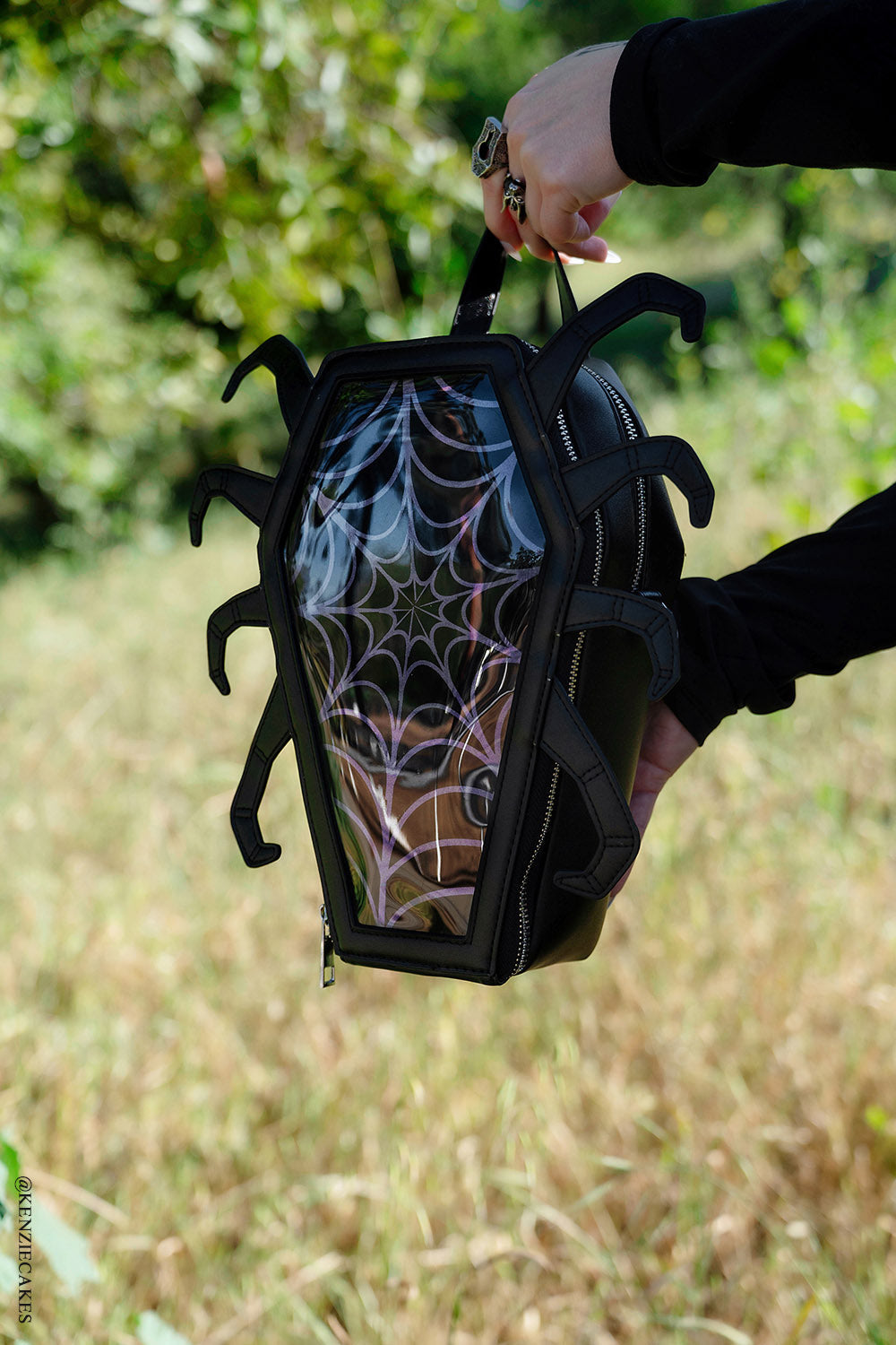 spiderweb coffin ita bag