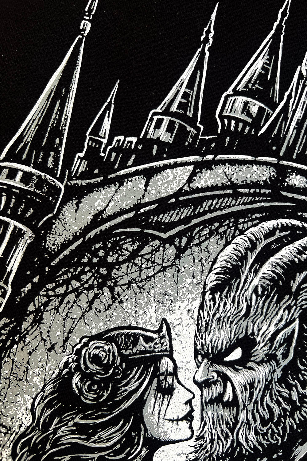 gothic castle beauty and the beast sweater