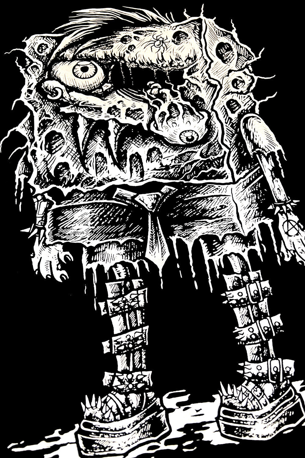 horror punk hoodie