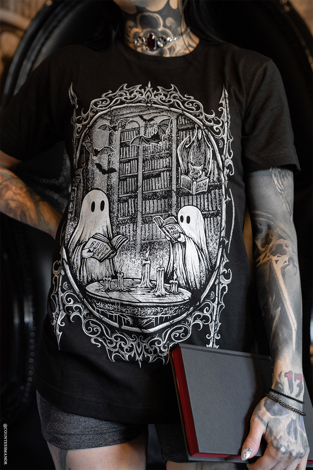 spooky cute ghosts and bat shirt