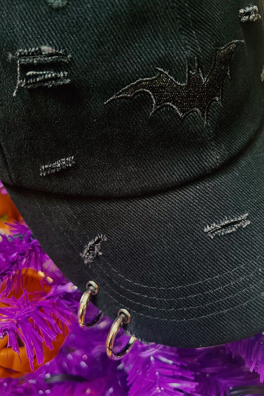 emo pierced punk black hat