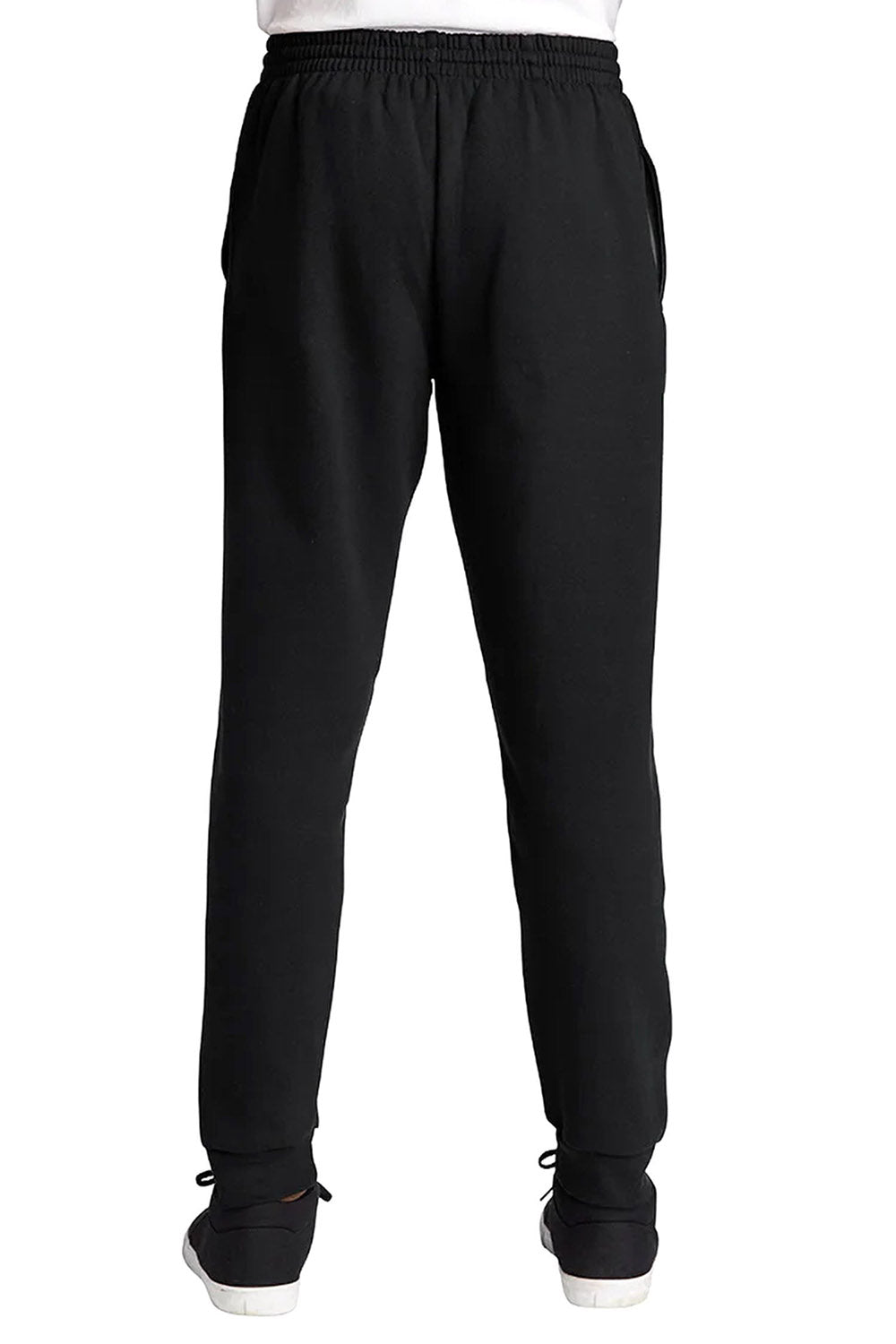 black cotton gothic jogger pants