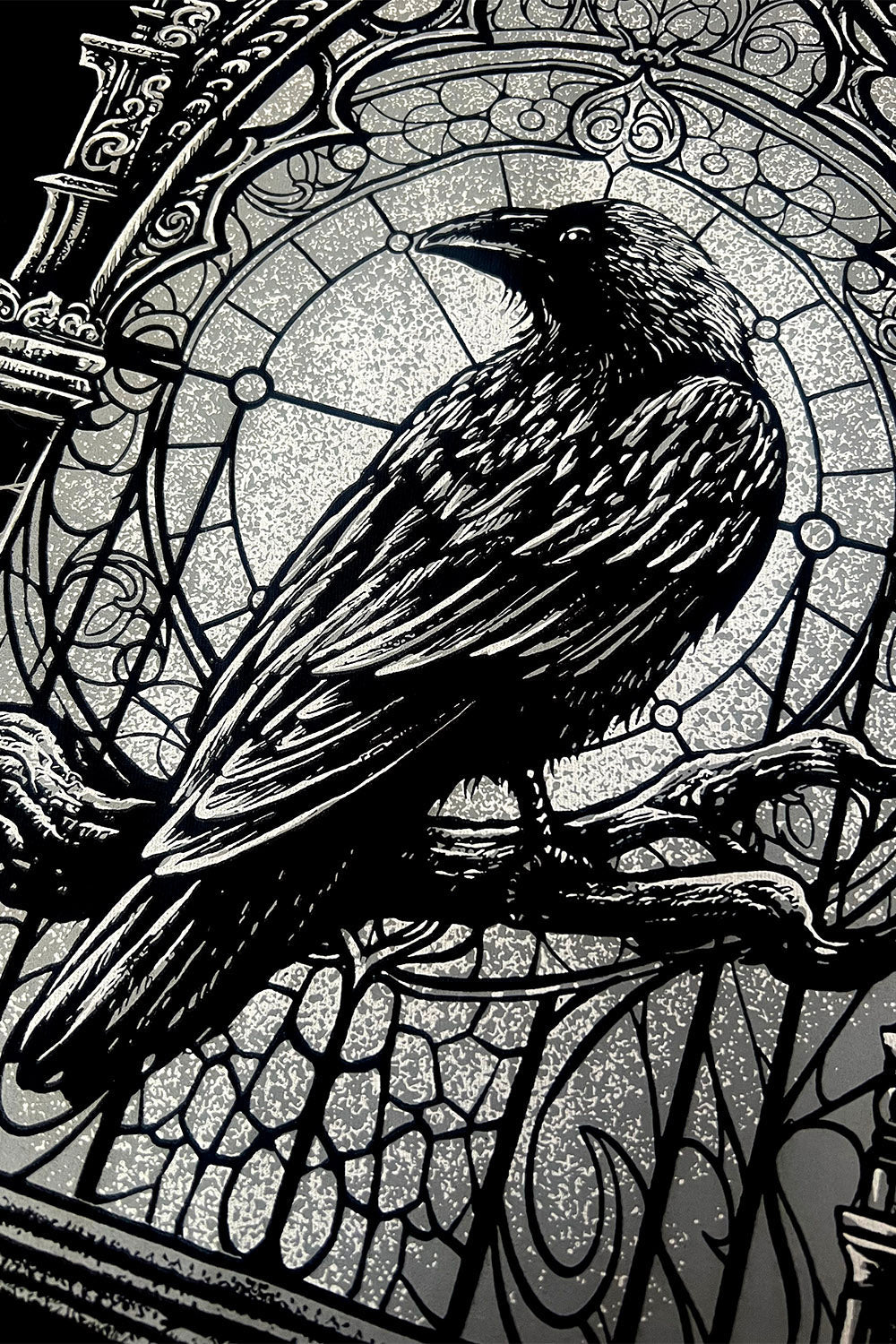 beautiful romantic goth crow raven hoodie coat