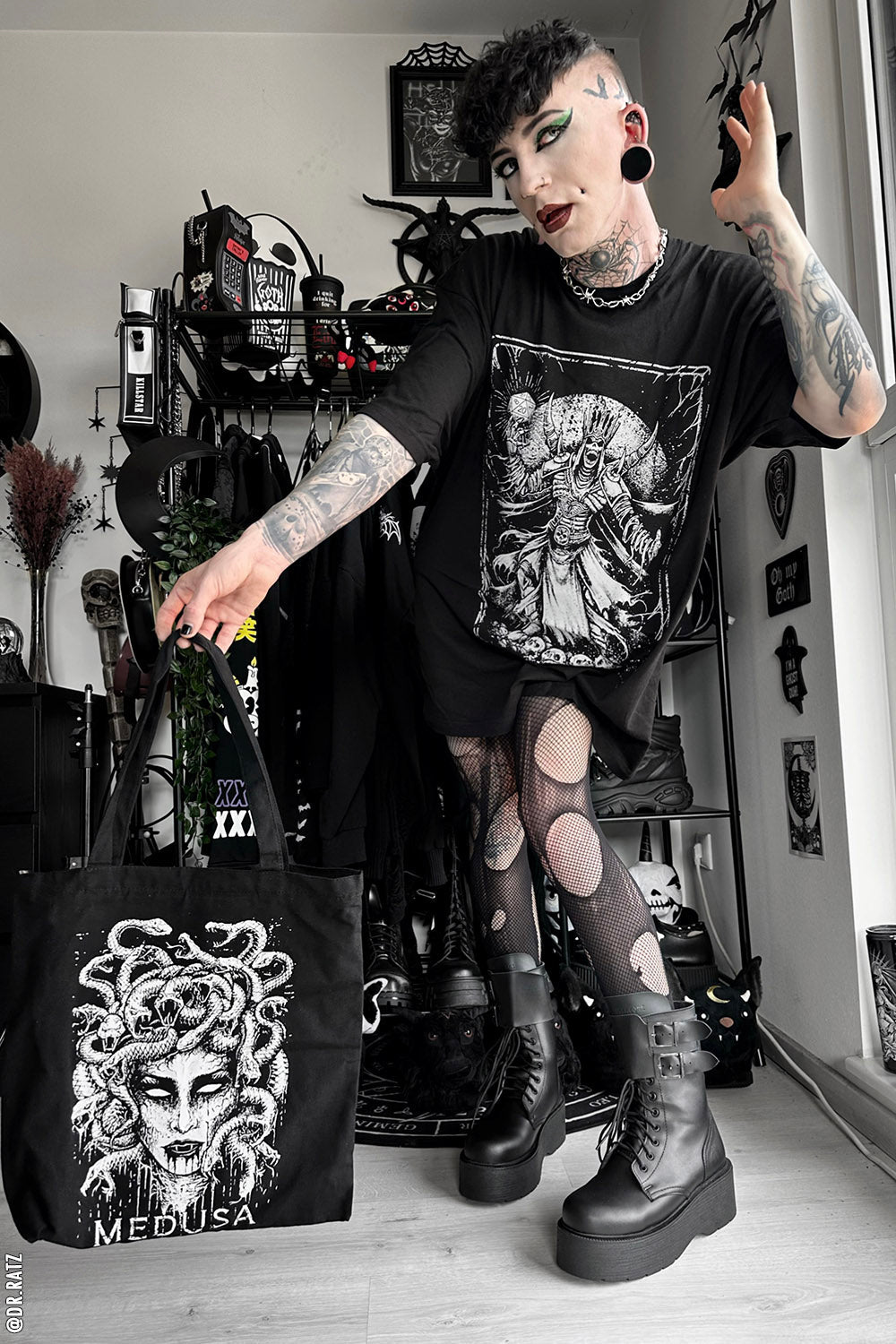 Zipper Tote Bag