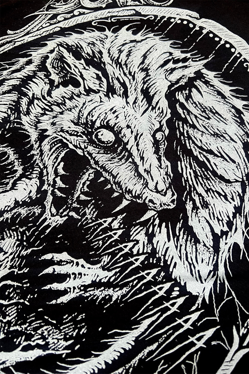 gothic possum hoodie jacket