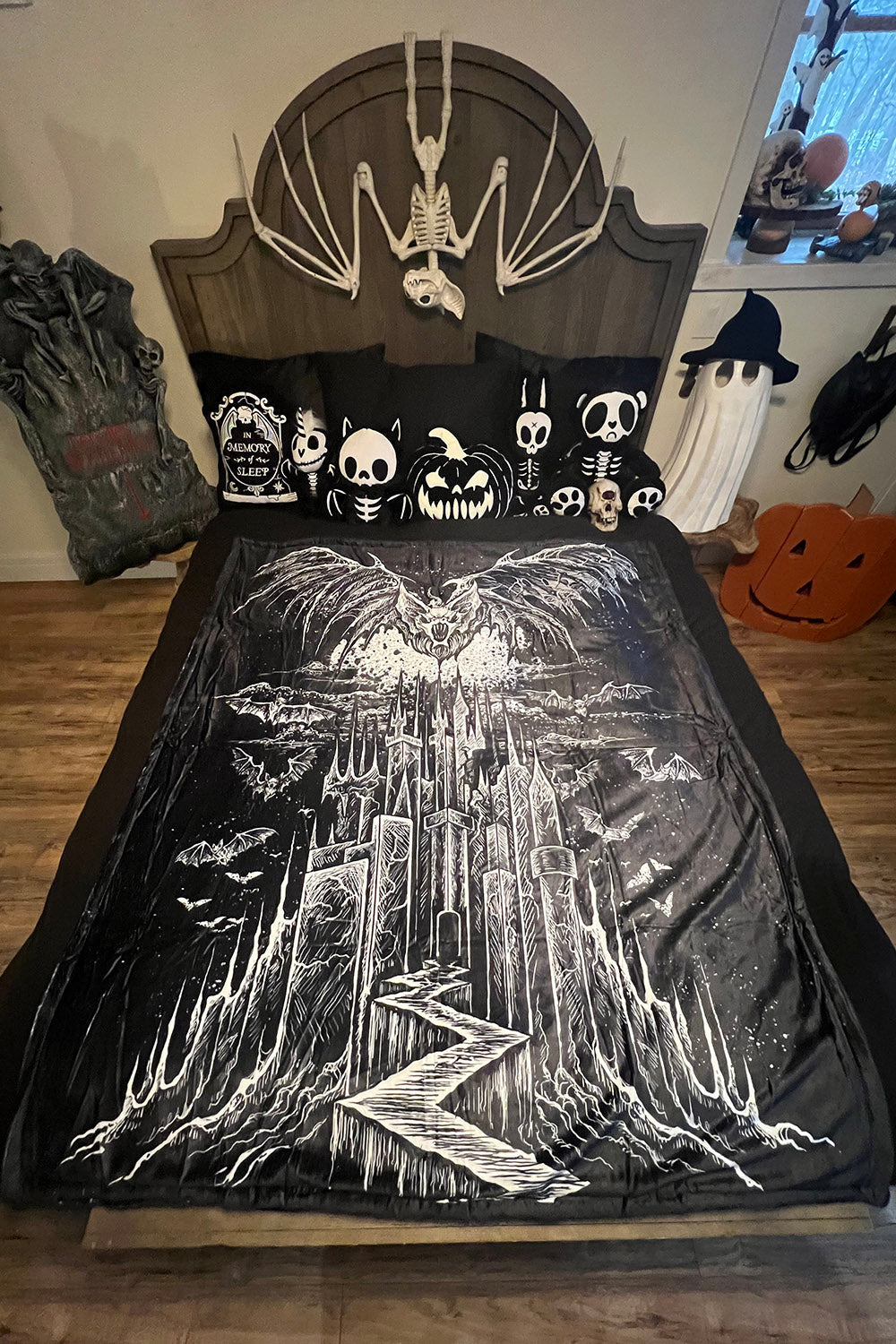 Vampire Castle Throw Blanket