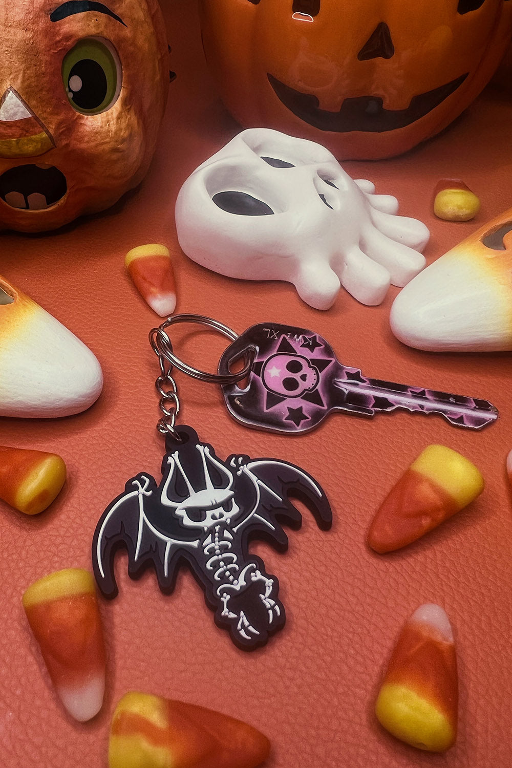 gothic keychain for car keys
