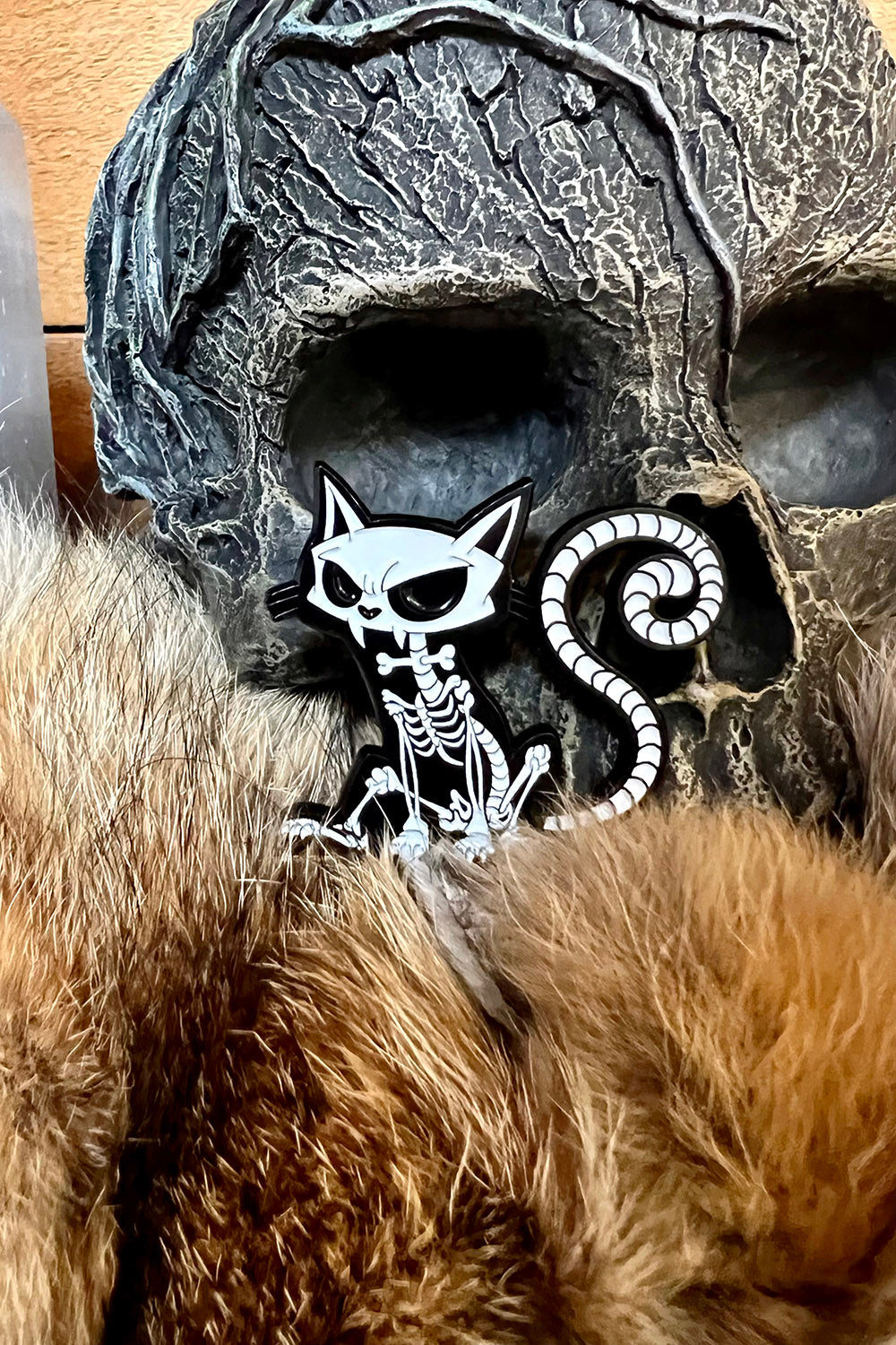 Purr Evil Enamel Pin