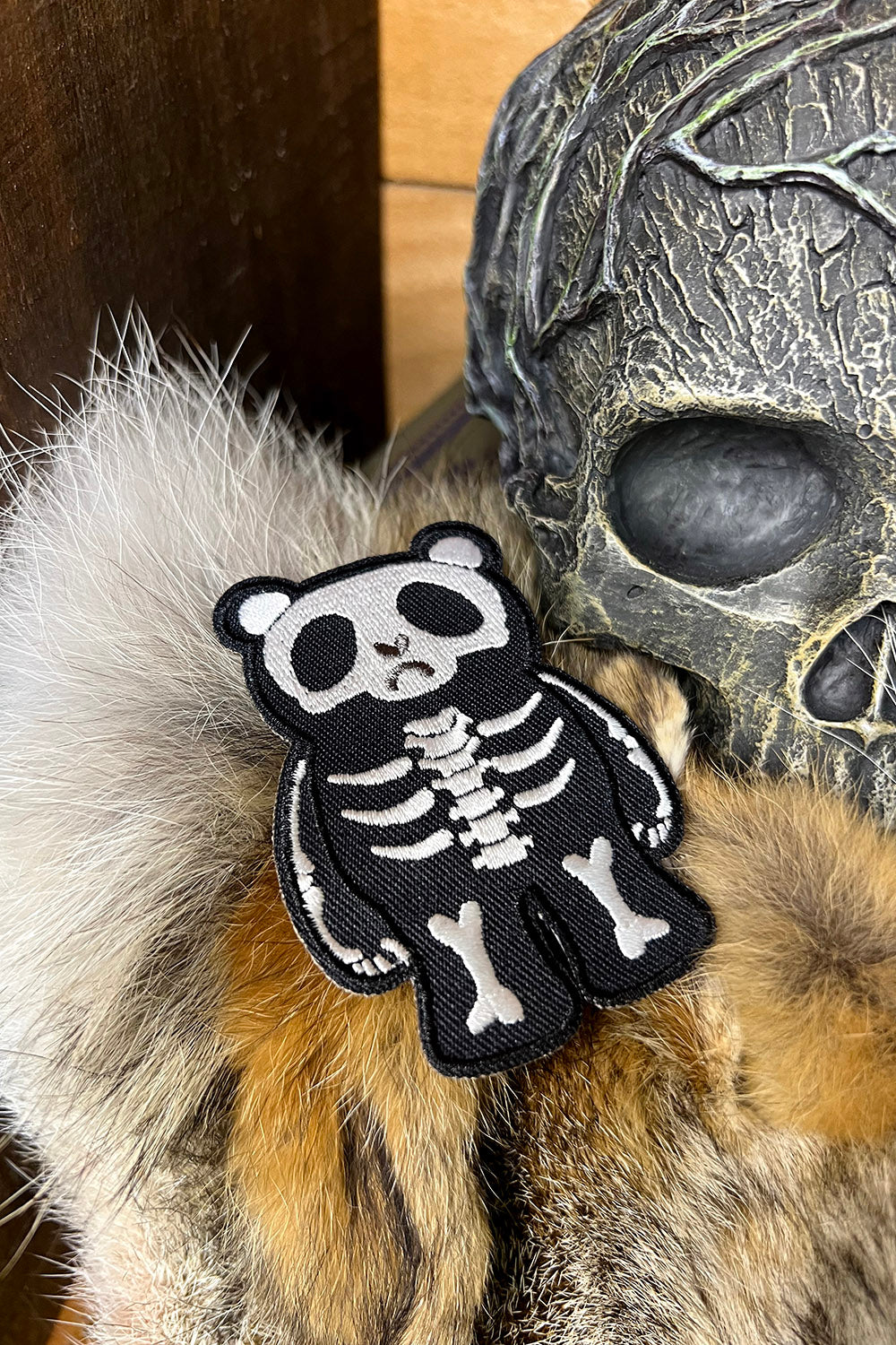 Grumpy Bones Bear Patch