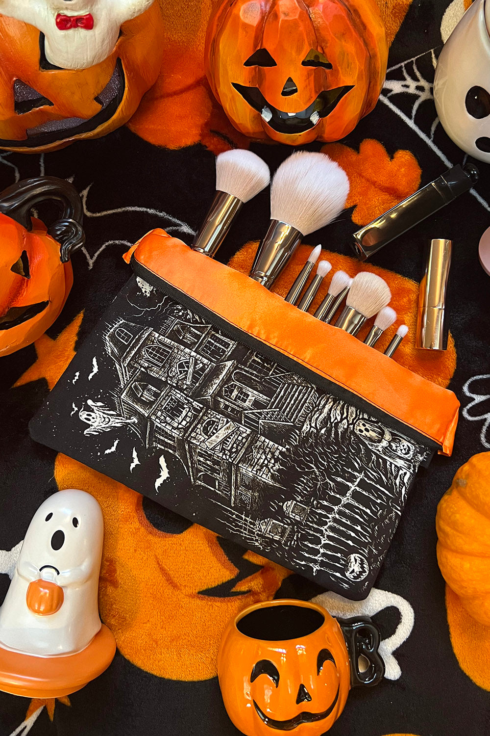 creepy cute makeup bag