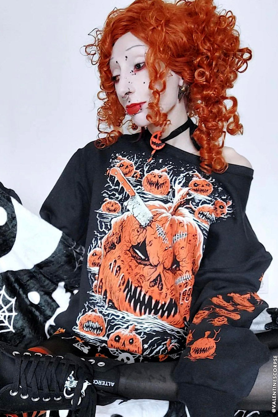 Possessed Pumpkin Patch Sweatshirt