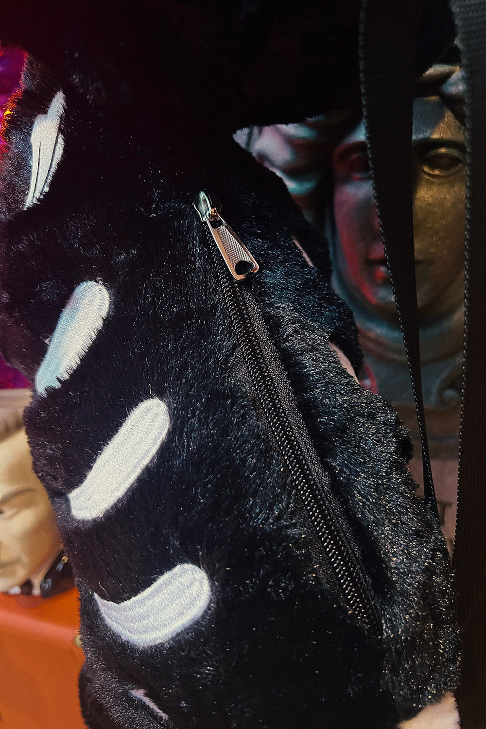 halloween cat shoulder bag
