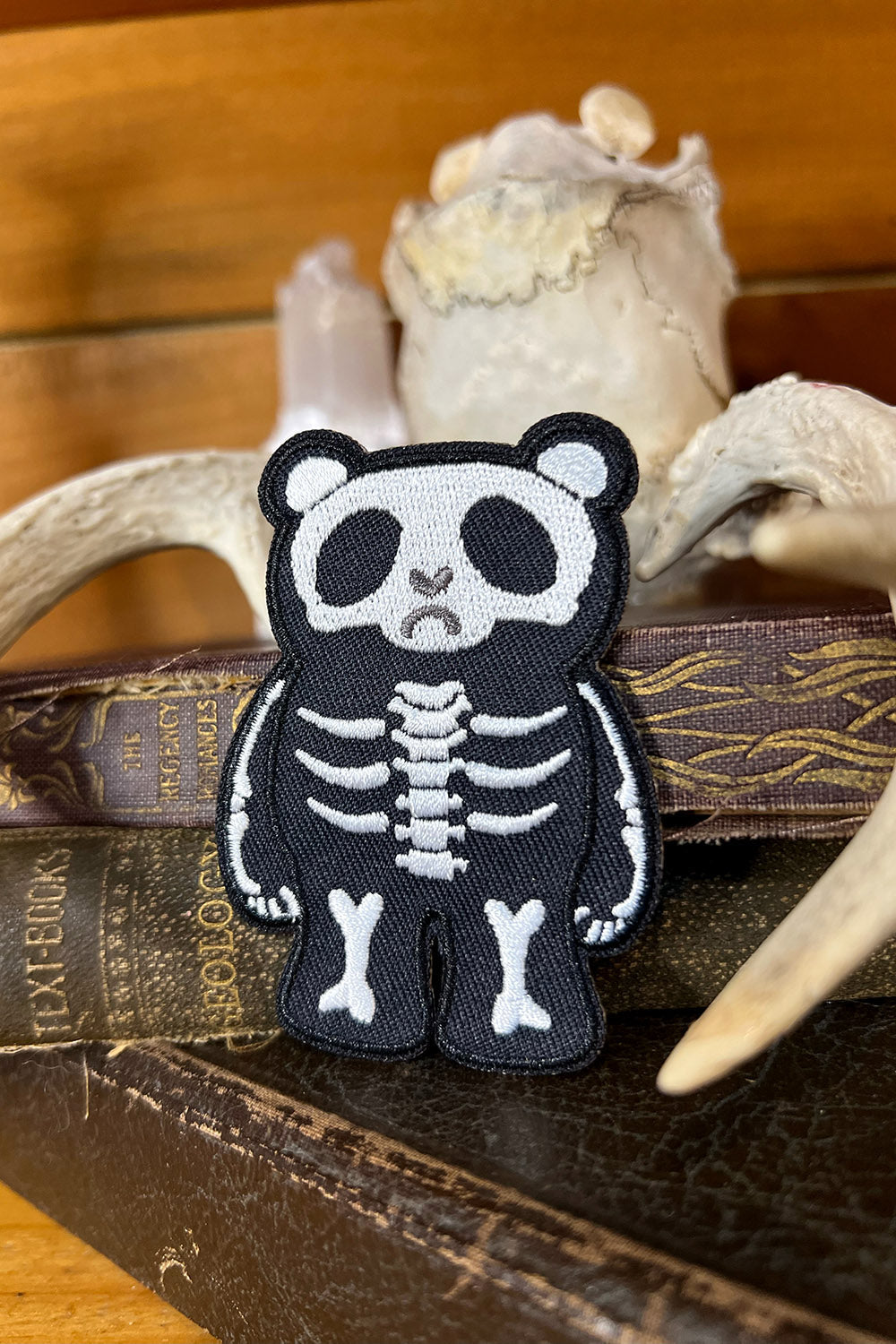 Grumpy Bones Bear Patch