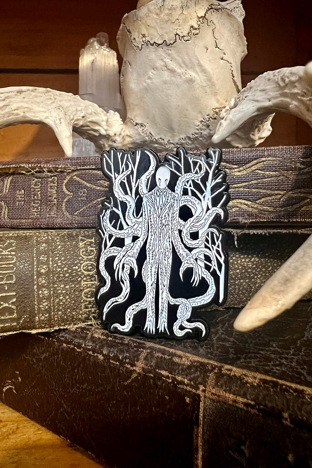 Slender Sickness Enamel Pin