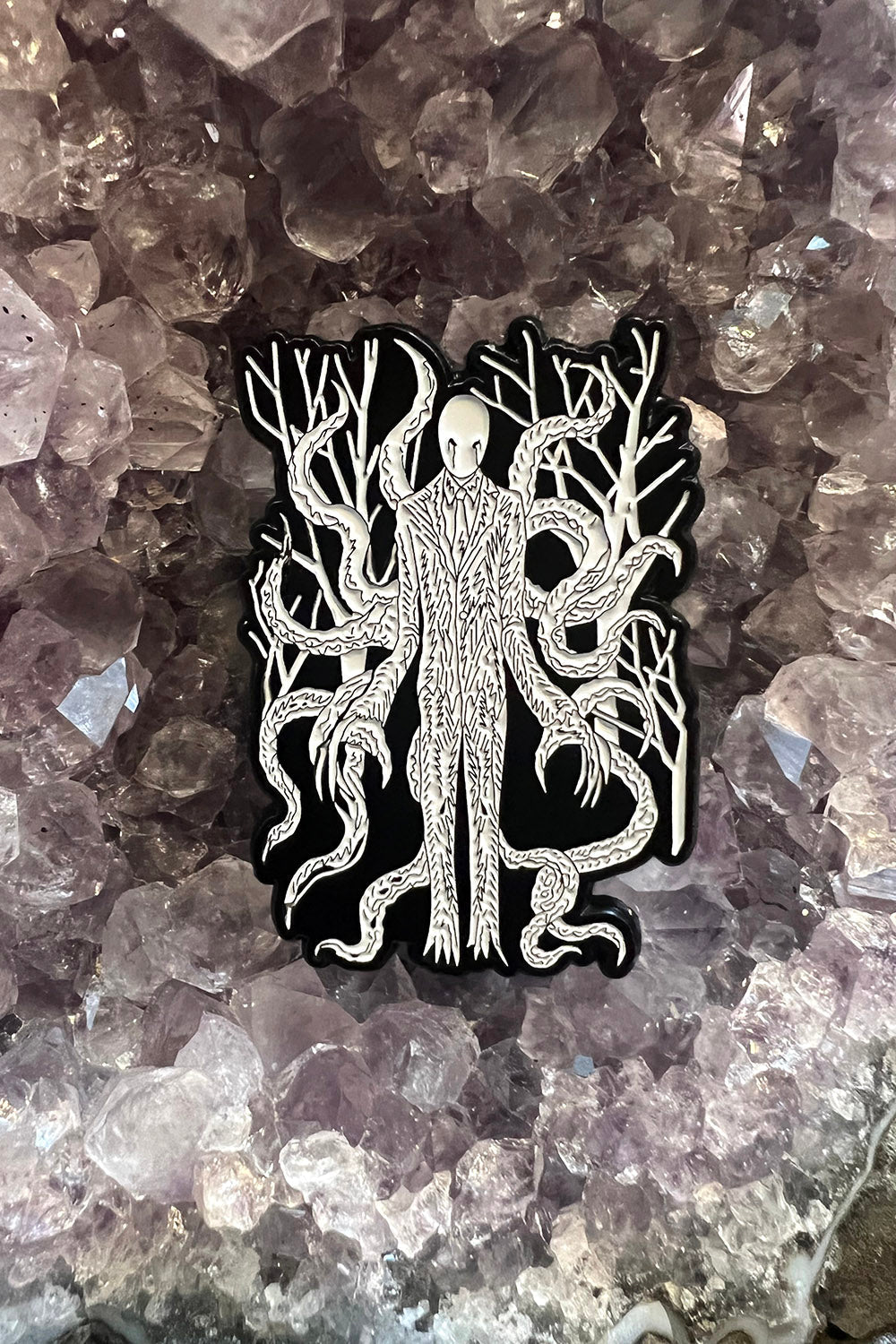 Slender Sickness Enamel Pin