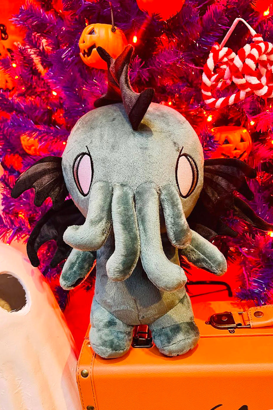 spoon aqua colored stuffed animal cthulhu plushie