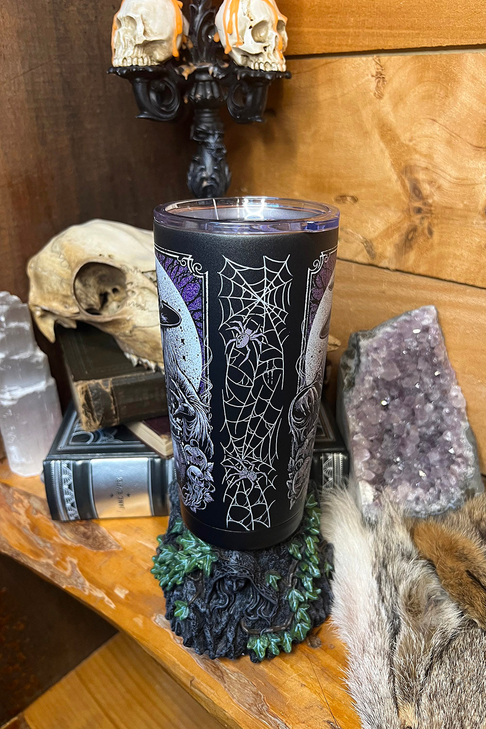 spooky travel mug for tea