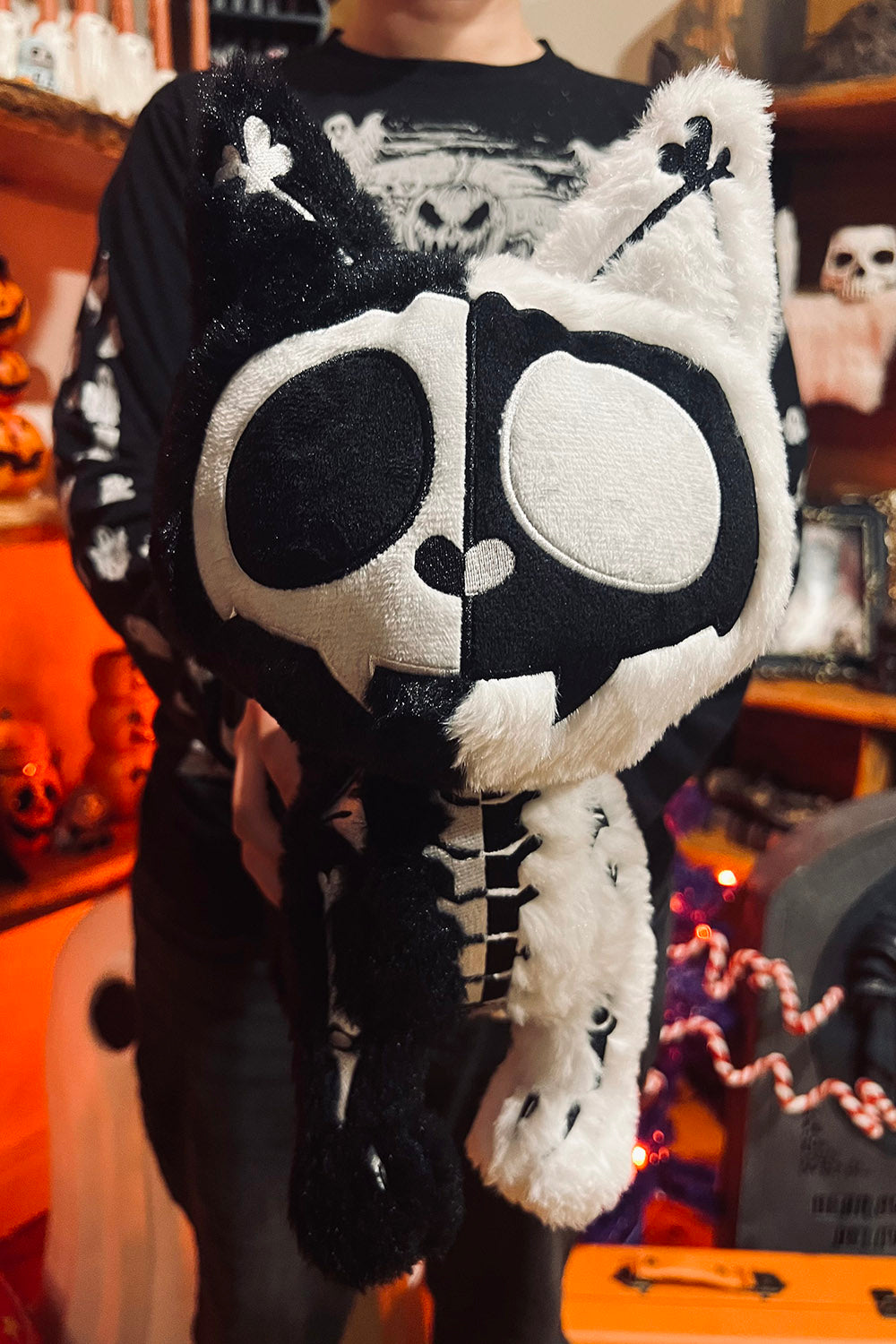 creepy cute kitty cat plushie