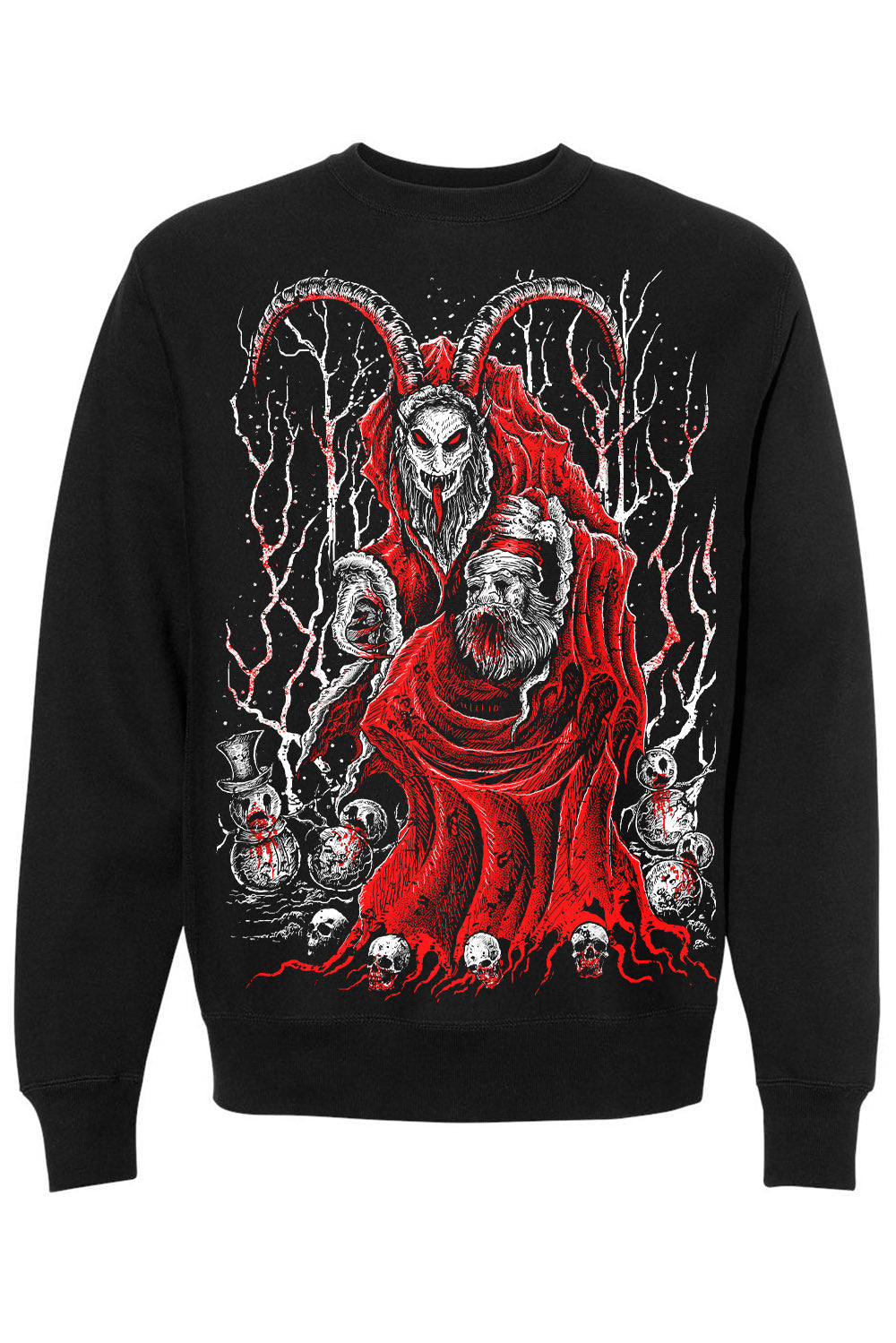 Krampus Killing Christmas Sweatshirt