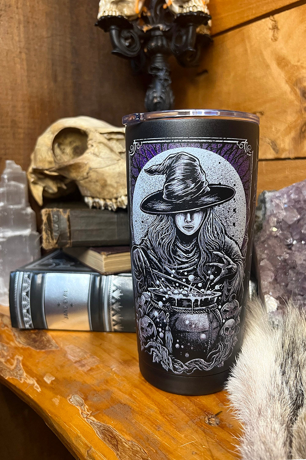 spiderweb travel mug