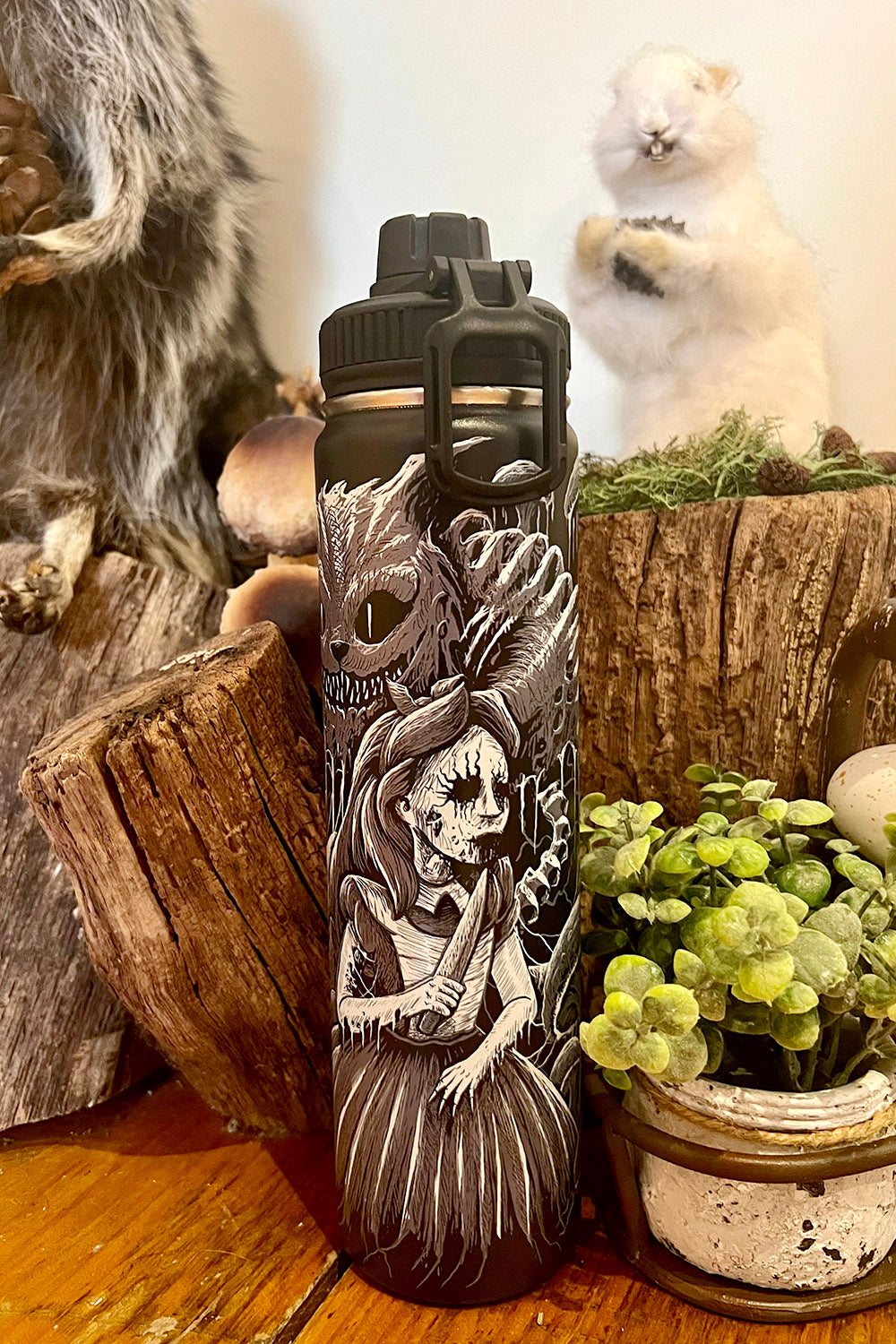 Alice in Murderland 24 Oz Tumbler