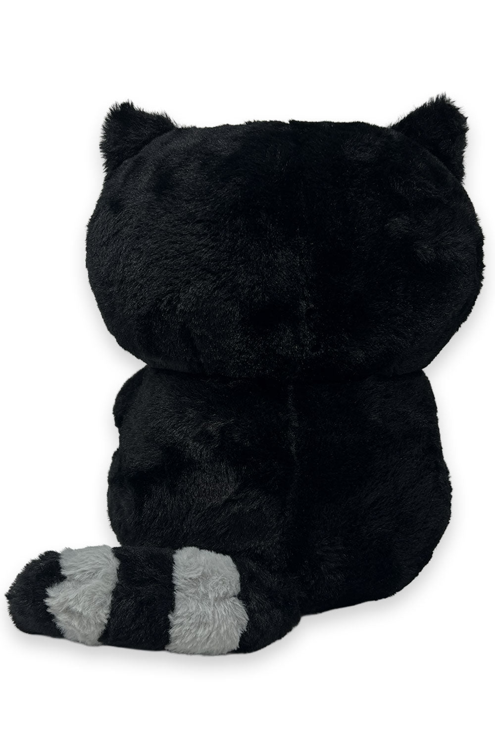 embroidered plush toy raccoon plushie with embroidered moons