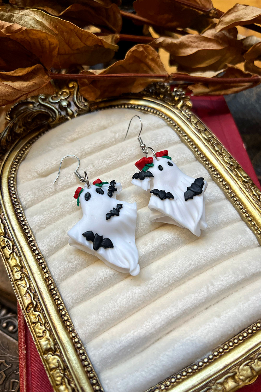 gothic ghost earrings