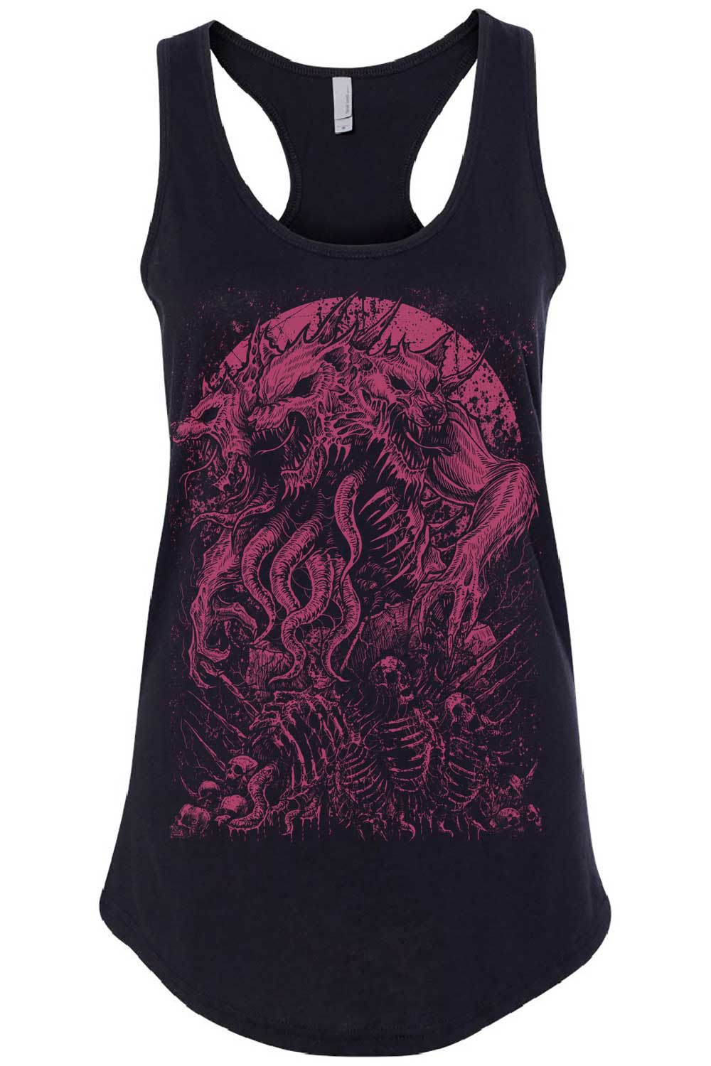 Three-Headed Werewolf T-shirt [WINE RED]