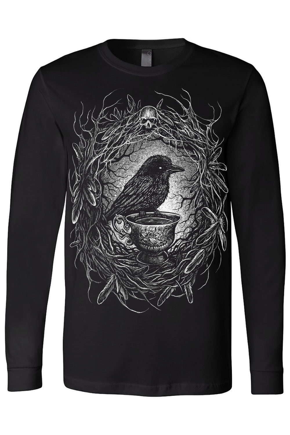 mens long sleeve gothic tshirt
