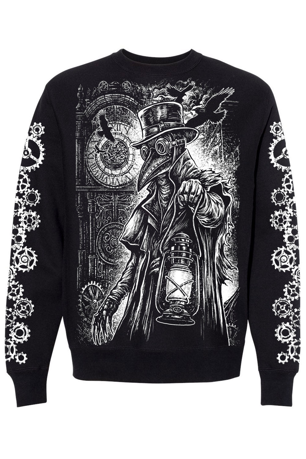 plague doctor steampunk sweater