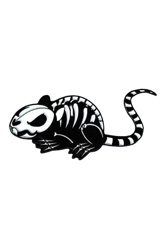 skeleton rat pin