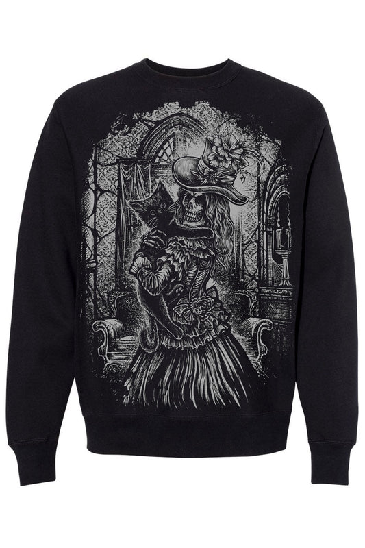 victorian goth cat sweater sweatshirt