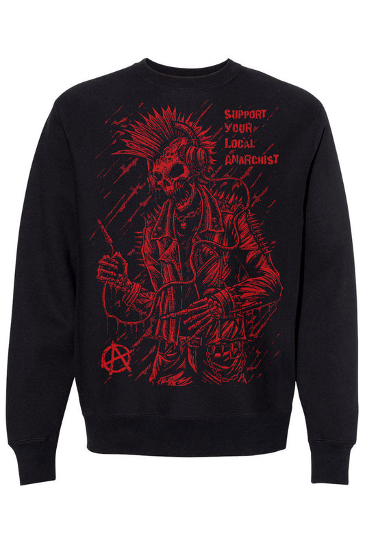 funny punk rock sweater 