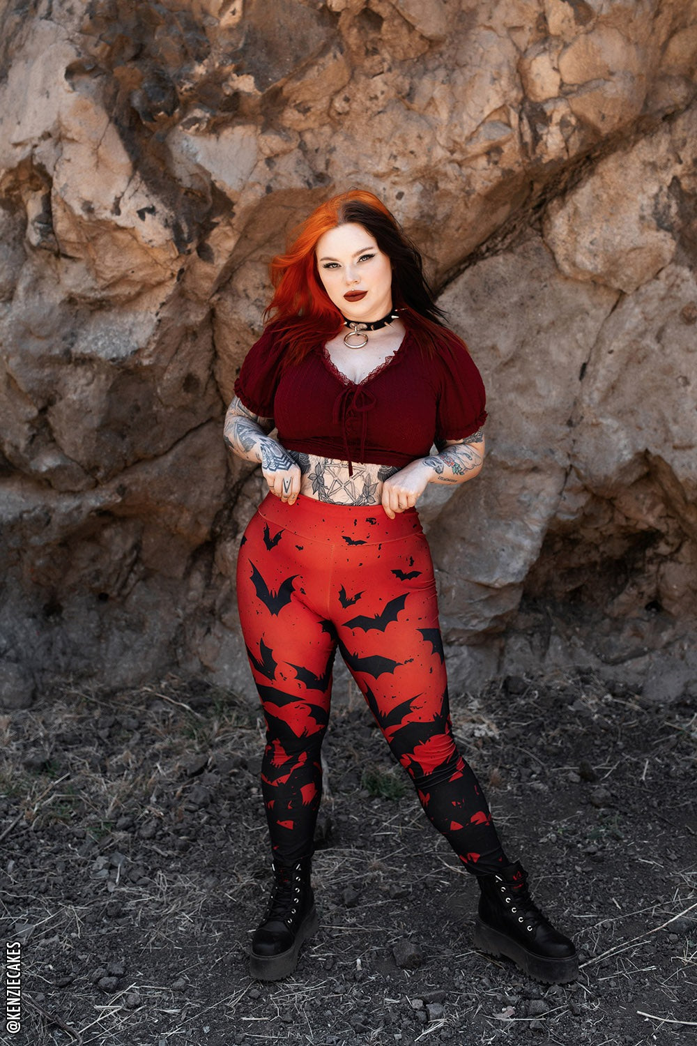 high waisted womens emo leggings