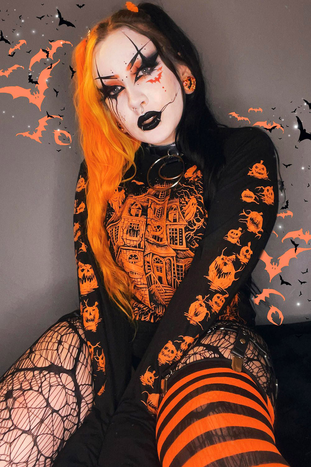 Haunted Mansion T-shirt [PUMPKIN ORANGE]