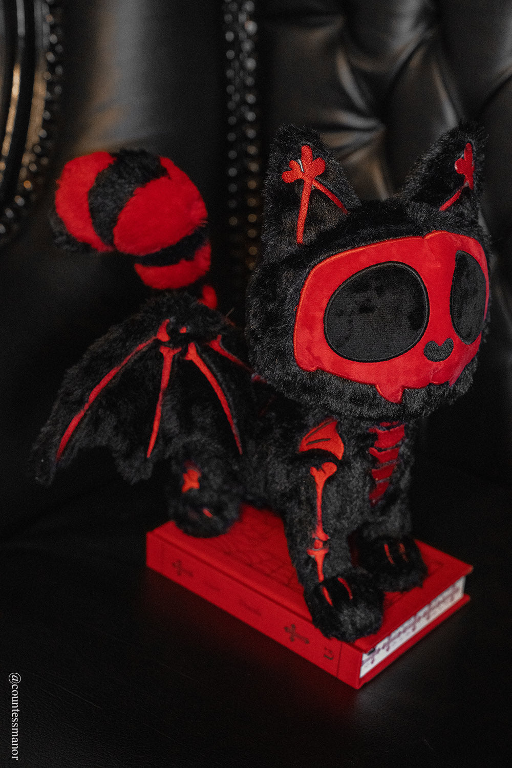 skeleton batwing plush
