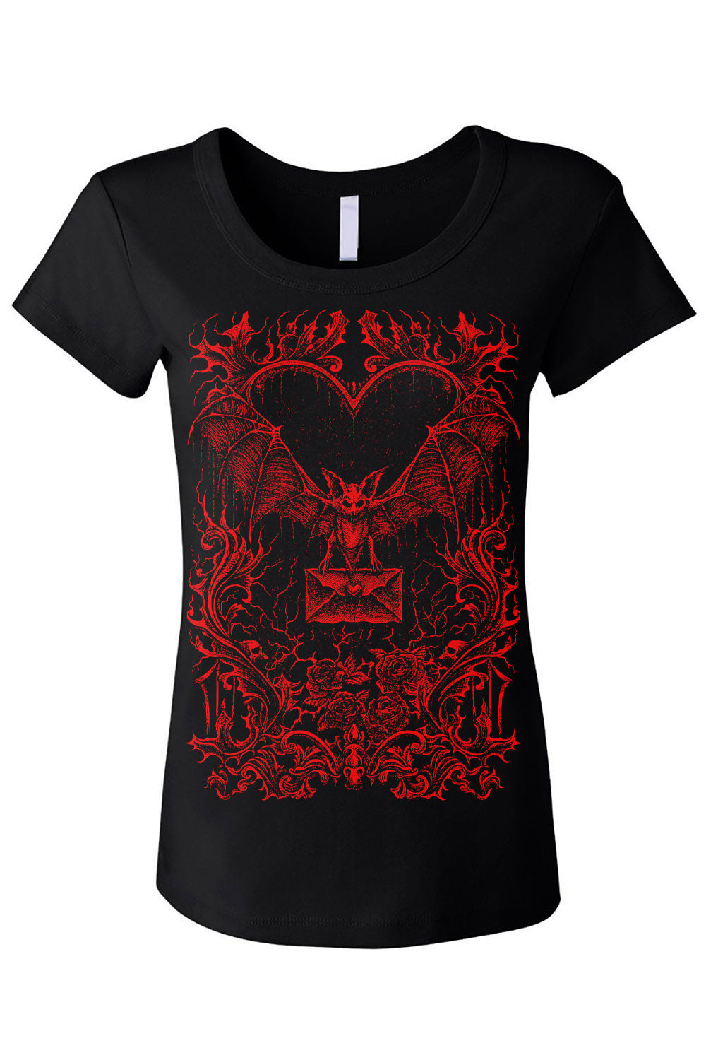 gothic valentine's day t-shirt