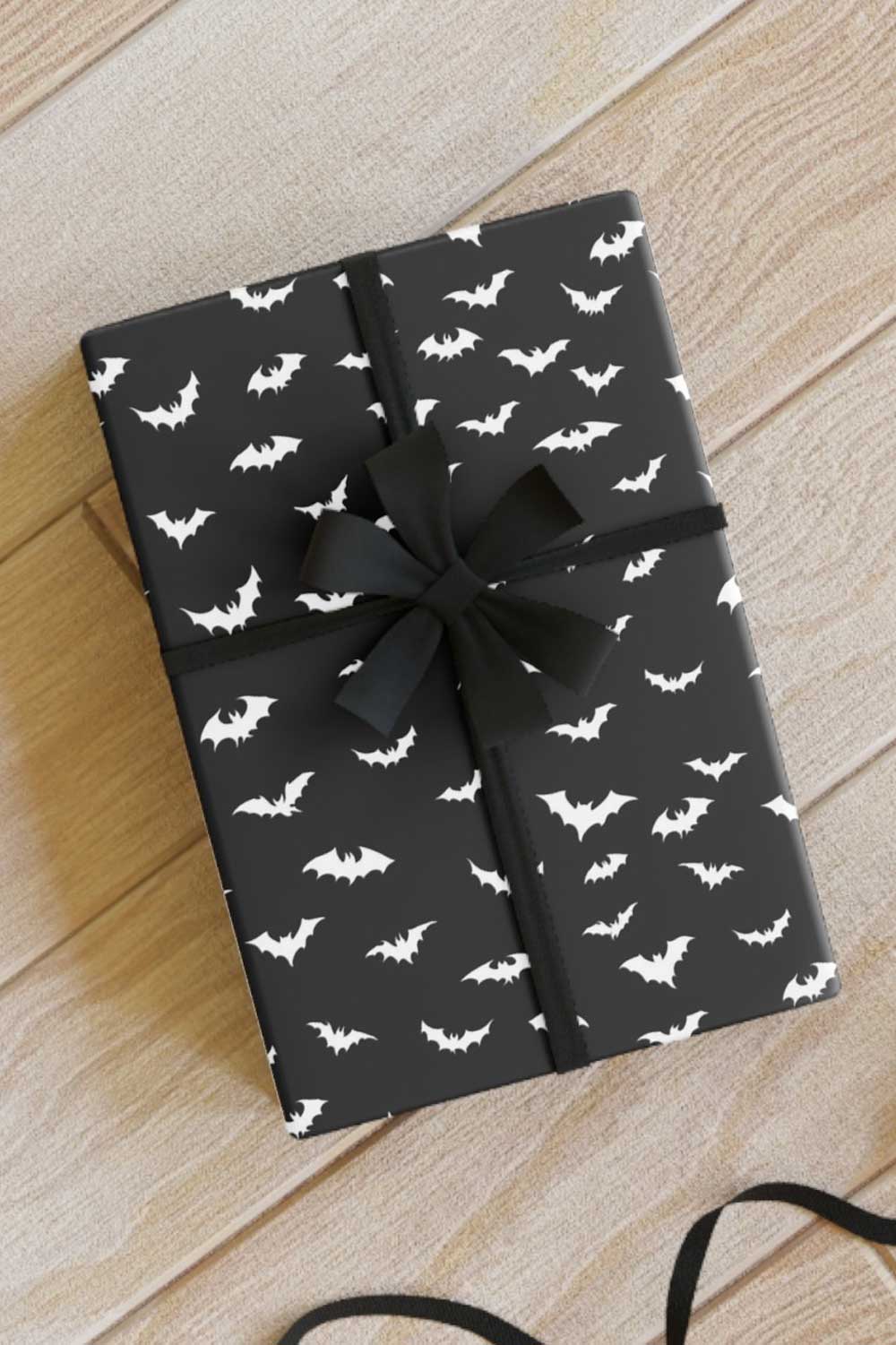 gothic xmas wrapping paper