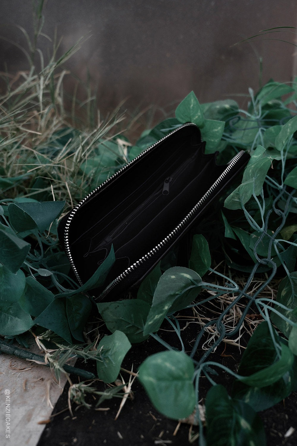 inside of a gothic vampire castle heavy metal long wallet