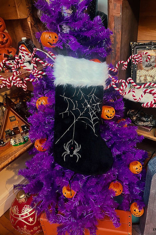 Black Widow Spider Christmas Stocking - housewares - VampireFreaks - VampireFreaks