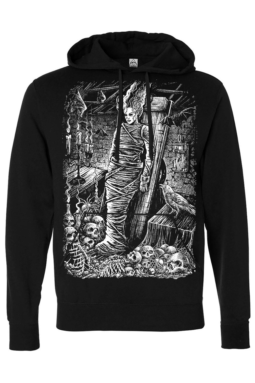 goth horror movie hoodie