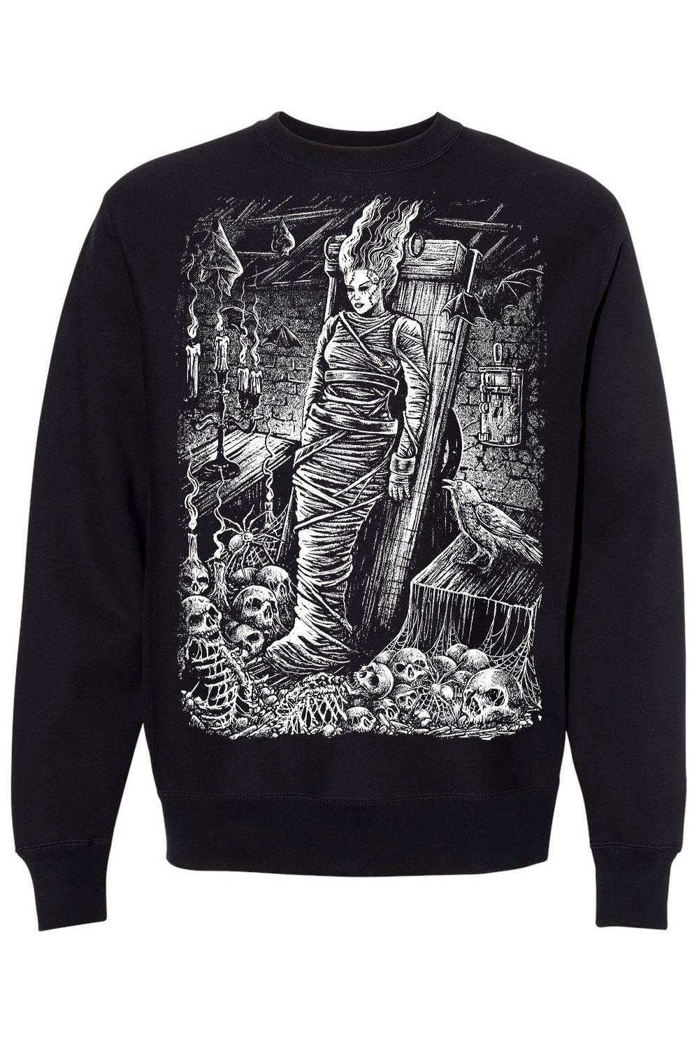 gothic bride of frankenstein sweater