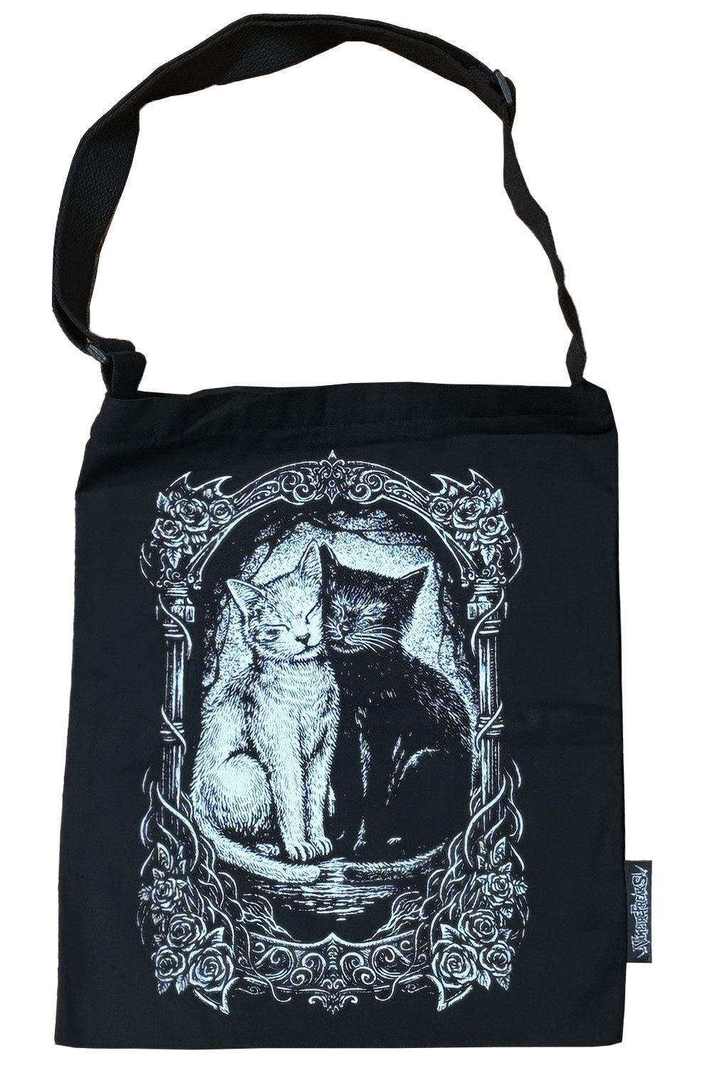 Shoulder Sling Zipper Tote Bag
