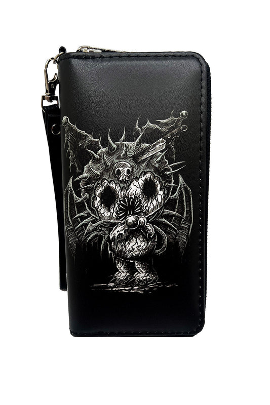 gothic cat wallet