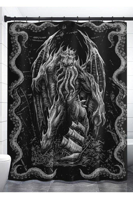 Cthulhu shower curtain