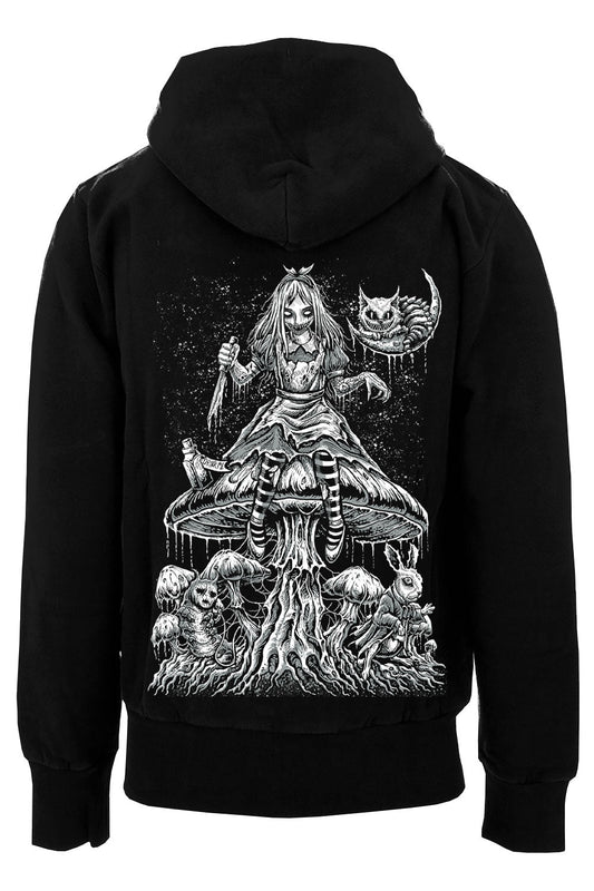 horror alice in wonderland hoodie jacket 
